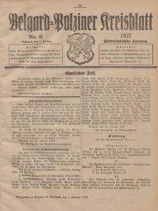 Belgard-Polziner Kreisblatt, 1927, Nr 9