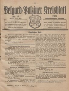 Belgard-Polziner Kreisblatt, 1927, Nr 17