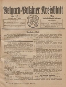 Belgard-Polziner Kreisblatt, 1927, Nr 26