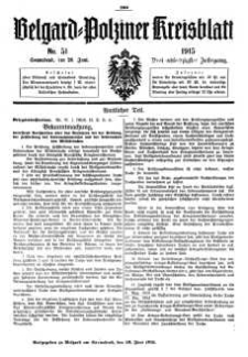 Belgard-Polziner Kreisblatt, 1915, Nr 51