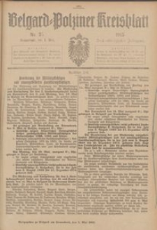 Belgard-Polziner Kreisblatt, 1915, Nr 35