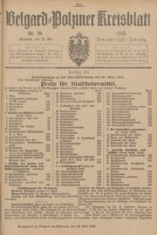 Belgard-Polziner Kreisblatt, 1915, Nr 38