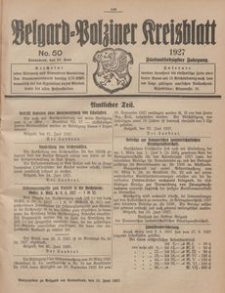 Belgard-Polziner Kreisblatt, 1927, Nr 50