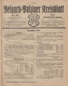 Belgard-Polziner Kreisblatt, 1927, Nr 56