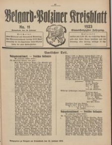 Belgard-Polziner Kreisblatt, 1923, Nr 11
