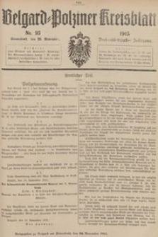 Belgard-Polziner Kreisblatt, 1915, Nr 93