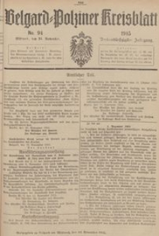 Belgard-Polziner Kreisblatt, 1915, Nr 94