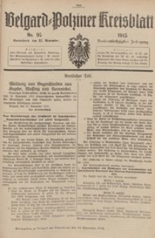 Belgard-Polziner Kreisblatt, 1915, Nr 95