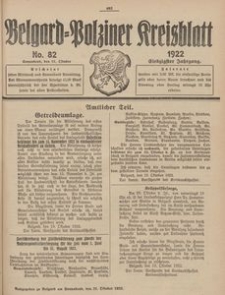 Belgard-Polziner Kreisblatt, 1922, Nr 82