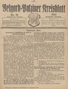 Belgard-Polziner Kreisblatt, 1922, Nr 95
