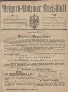 Belgard-Polziner Kreisblatt, 1921, Nr 3