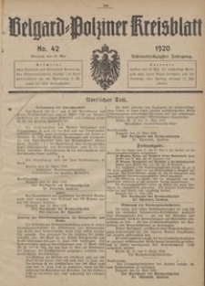 Belgard-Polziner Kreisblatt, 1920, Nr 42