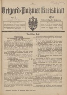 Belgard-Polziner Kreisblatt, 1920, Nr 51