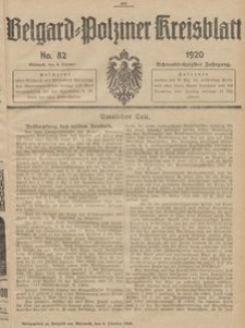 Belgard-Polziner Kreisblatt, 1920, Nr 82