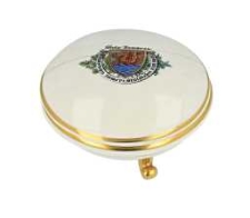 Naczynie na trzech n&oacute;żkach z nakrywą