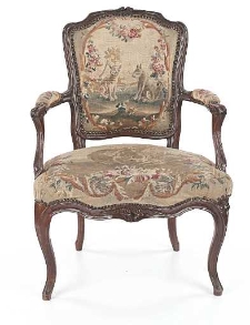 Krzesło z poręczami