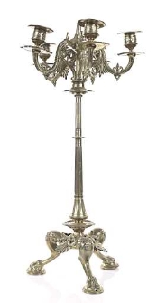 Kandelabr pięcioramienny