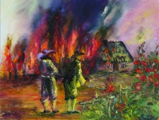 Płonące ch&euml;cze w Chałupach