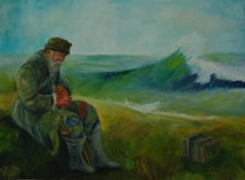 Remus wraca do domu po zatopieniu taczki