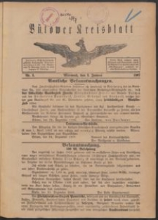 B&uuml;tower Kreisblatt 1907