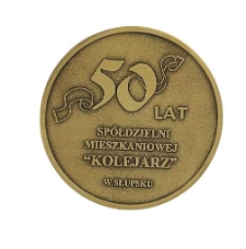 Medal - 50 lat Spółdzielni Mieszkaniowej "Kolejarz" w Słupsku