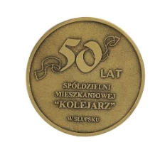 Medal - 50 lat Sp&oacute;łdzielni Mieszkaniowej "Kolejarz" w Słupsku