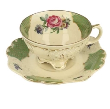 Zestaw deserowy (filiżanka, spodek)