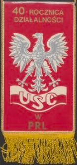 Proporczyk - 40. Rocznica Działalności USC