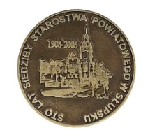 Medal - 100 lat siedziby Starostwa Powiatowego w Słupsku