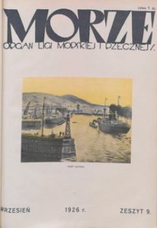 Morze, 1926, nr 9