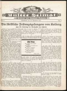 Unsere Heimat. Beilage zur K&ouml;sliner Zeitung Nr. 5/1932