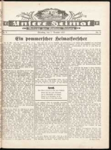 Unsere Heimat. Beilage zur Kösliner Zeitung Nr. 8/1932