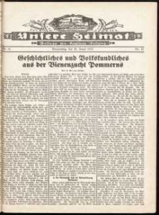 Unsere Heimat. Beilage zur K&ouml;sliner Zeitung Nr. 11/1932