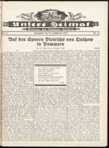 Unsere Heimat. Beilage zur Kösliner Zeitung Nr. 15/1932