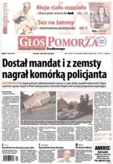 Głos Pomorza, 2012, sierpień, nr 203