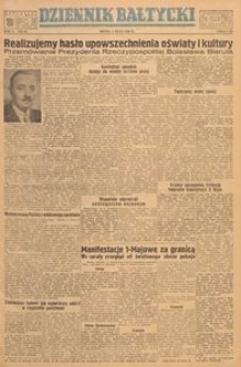Dziennik Bałtycki, 1949, nr 121
