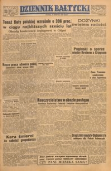 Dziennik Bałtycki, 1949, nr 227