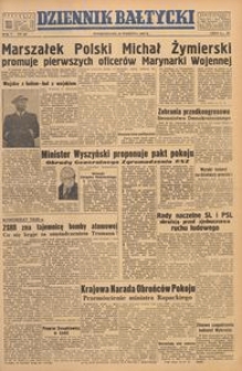 Dziennik Bałtycki, 1949, nr 265