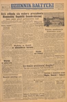 Dziennik Bałtycki, 1949, nr 280
