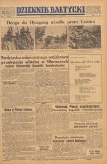 Dziennik Bałtycki, 1949, nr 281