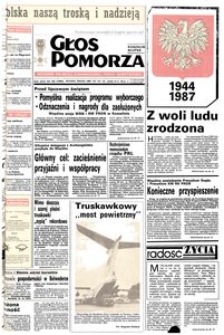 Głos Pomorza, 1987, lipiec, nr 168