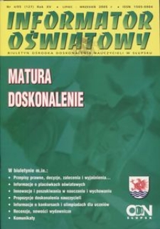 Informator Oświatowy, 2005, nr 4