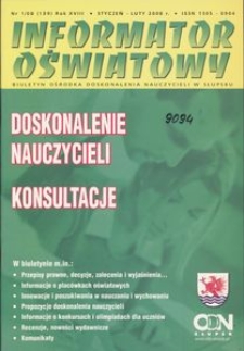 Informator Oświatowy, 2008, nr 1