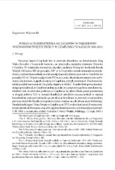Posługa duszpasterska Salezjan&oacute;w w parafii pod wezwaniem Świętej Tr&oacute;jcy w Czaplinku w latach 1945-2013