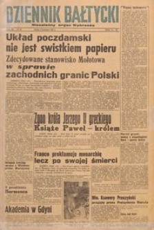 Dziennik Bałtycki 1947, nr 91