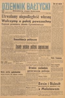 Dziennik Bałtycki 1947, nr 167
