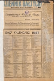 Dziennik Bałtycki 1947, nr 1