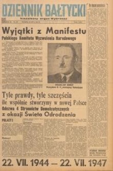 Dziennik Bałtycki 1947, nr 199