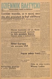 Dziennik Bałtycki 1947, nr 255