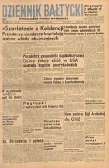 Dziennik Bałtycki, 1948, nr 190